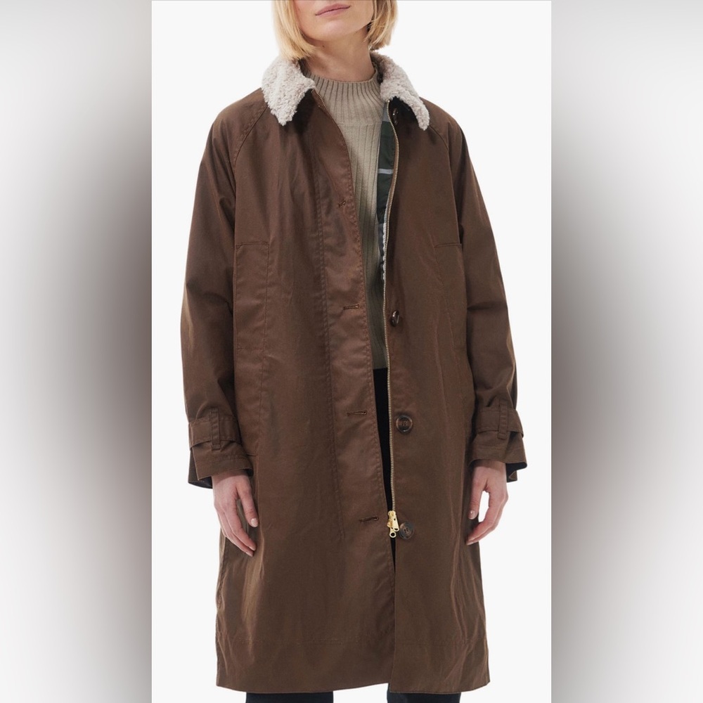 Barbour Malala Water Repellent Waxed Cotton Jacket NWT